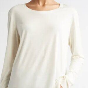 J. CREW FORMKNIT LONG-SLEEVE SHIRT IVORY | Size: Medium